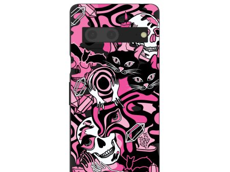 Black Spellbound Ghouls Google Pixel 7 Case For Cheap