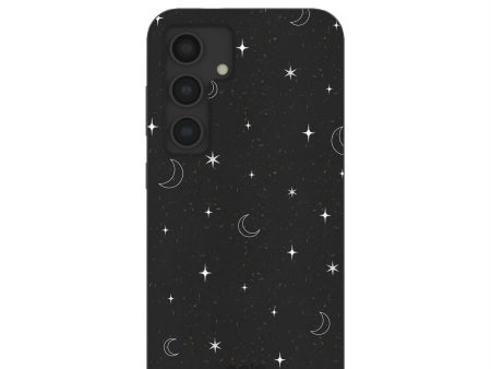 Black Quiet Stars Samsung Galaxy S24 Case For Discount