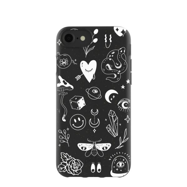 Black Contrast iPhone 6 6s 7 8 SE Case For Cheap