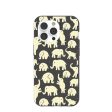 Black Little Elephants iPhone 14 Pro Case Online now