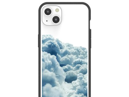 Clear Above the Clouds iPhone 13 Case With Black Ridge Hot on Sale