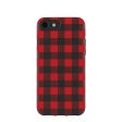 Black Flannel iPhone 6 6s 7 8 SE Case Online now