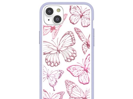 Clear Butterfly Effect iPhone 14 Plus Case With Lavender Ridge Supply