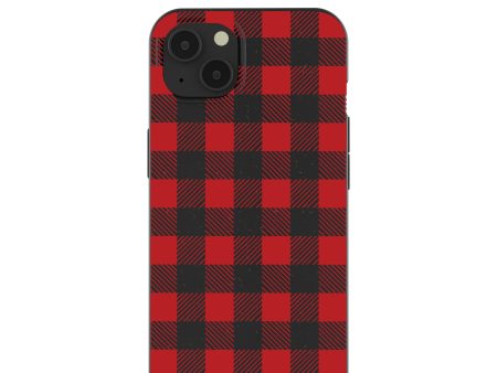 Black Flannel iPhone 13 Case Hot on Sale