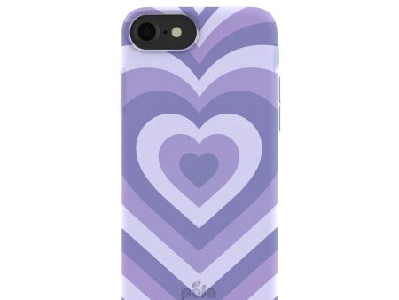 Lavender Power Hearts iPhone 6 6s 7 8 SE Case Online now