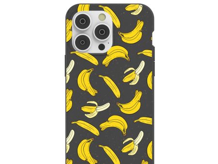 Black Go Bananas iPhone 14 Pro Max Case Cheap