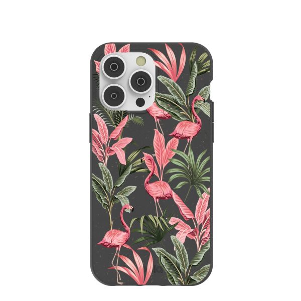 Black Flamingo Party iPhone 14 Pro Max Case Online Sale