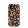 Black Midnight Shrooms iPhone 12  iPhone 12 Pro Case Online Hot Sale