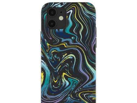 Black Space Waves iPhone 12  iPhone 12 Pro Case Online