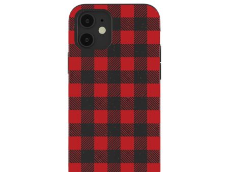 Black Flannel iPhone 12  iPhone 12 Pro Case on Sale