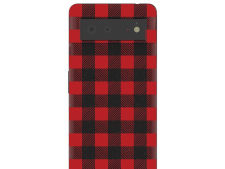 Black Flannel Google Pixel 6 Case For Sale