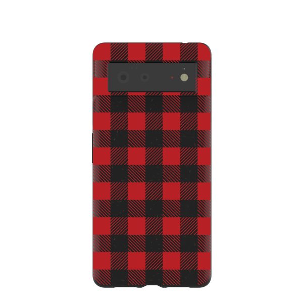 Black Flannel Google Pixel 6 Case For Sale