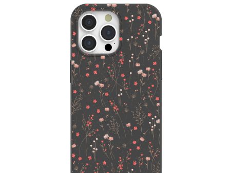 Black Night Garden iPhone 15 Pro Max Case Fashion