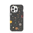 Black Galactic Glow iPhone 14 Pro Case Fashion