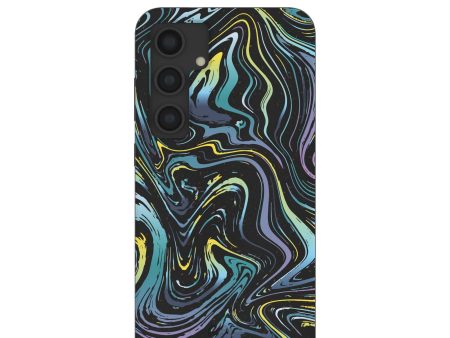 Black Space Waves Samsung Galaxy S24+(Plus) Case Online Sale