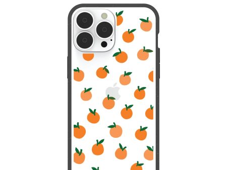 Clear Oranges iPhone 13 Pro Max Case With Black Ridge For Cheap