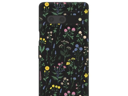 Black Shadow Blooms Google Pixel 7 Case Fashion