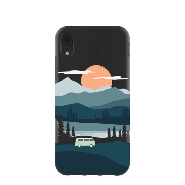 Black Digital Nomad iPhone XR Case Online Sale