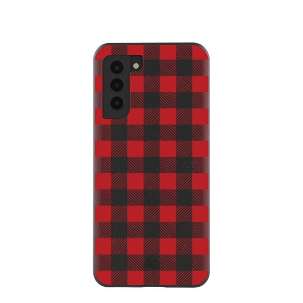 Black Flannel Samsung Galaxy S21 Case on Sale