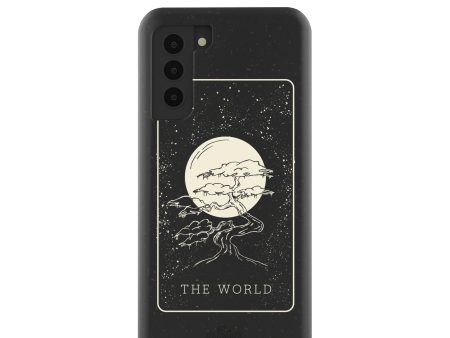 Black The World Samsung Galaxy S21 Case For Cheap