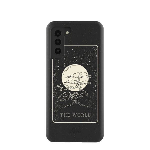 Black The World Samsung Galaxy S21 Case For Cheap