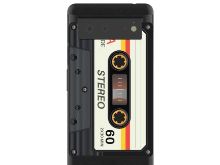 Black Cassette Google Pixel 6 Case For Cheap