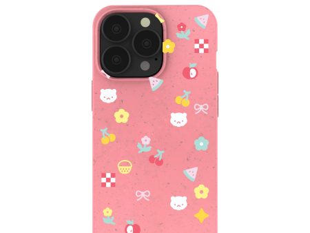 Bubblegum Pink Pretty Picnic iPhone 13 Pro Case For Discount