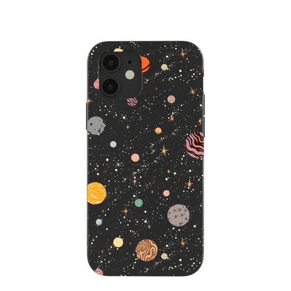 Black Galactic Glow iPhone 12  iPhone 12 Pro Case on Sale