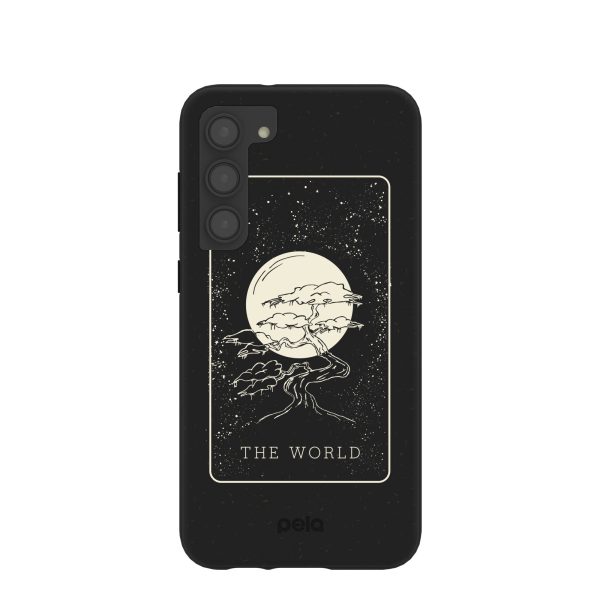 Black The World Samsung Galaxy S23+(Plus) Case Online