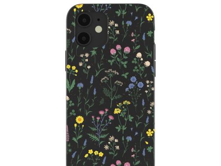 Black Shadow Blooms iPhone 12  iPhone 12 Pro Case Online Sale