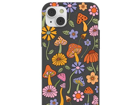 Black Midnight Shrooms iPhone 14 Plus Case Discount