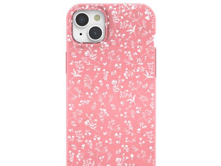 Bubblegum Pink Dreamy Meadow iPhone 15 Plus Case For Discount