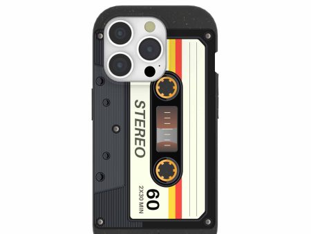 Black Cassette iPhone 15 Pro Case Online Sale