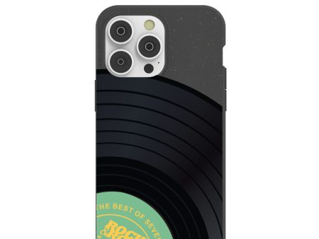 Black Vinyl Vibes iPhone 14 Pro Max Case For Cheap