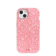 Bubblegum Pink Dreamy Meadow iPhone 15 Case Cheap