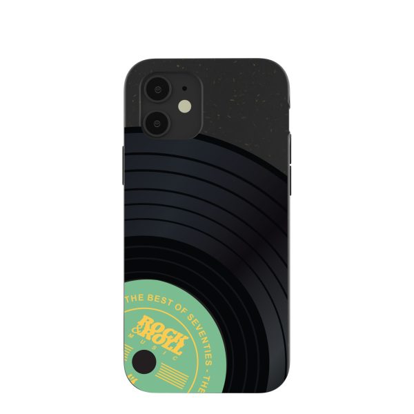 Black Vinyl Vibes iPhone 12  iPhone 12 Pro Case Online Hot Sale