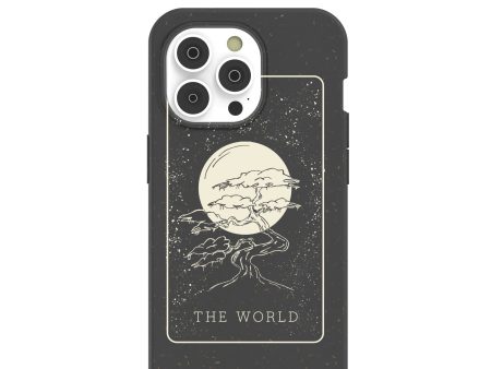 Black The World iPhone 14 Pro Case Cheap