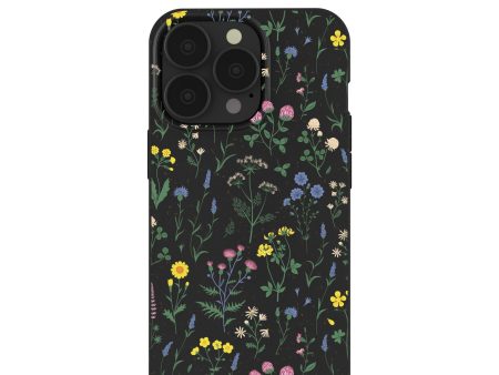 Black Shadow Blooms iPhone 13 Pro Case Online now