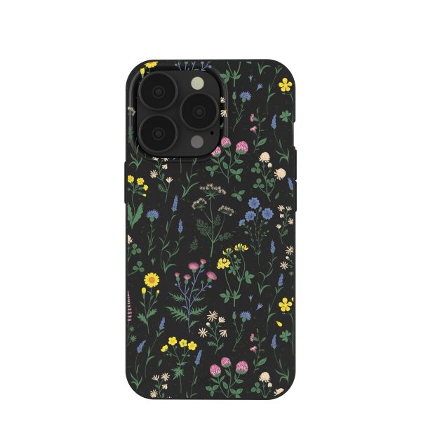 Black Shadow Blooms iPhone 13 Pro Case Online now