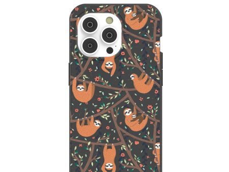 Black Jungle Sloths iPhone 14 Pro Case Sale