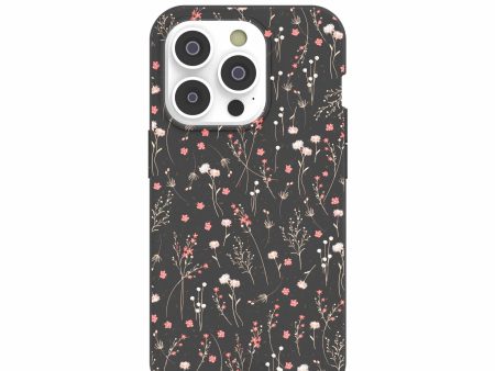 Black Night Garden iPhone 14 Pro Case For Sale