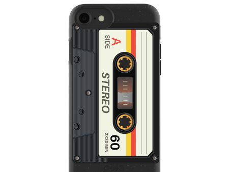 Black Cassette iPhone 6 6s 7 8 SE Case For Cheap