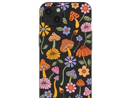 Black Midnight Shrooms iPhone 13 Case Sale