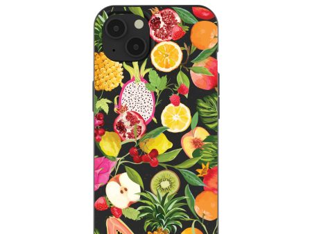 Black Tutti Frutti iPhone 13 Case Online Sale