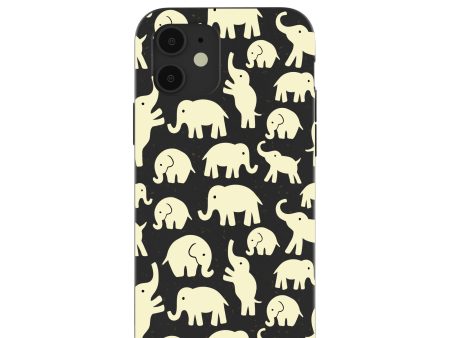 Black Little Elephants iPhone 12  iPhone 12 Pro Case Discount