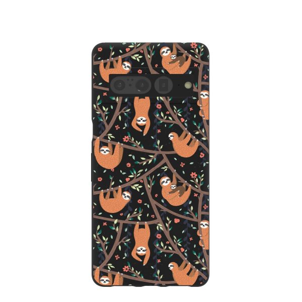 Black Jungle Sloths Google Pixel 7 Pro Case Online Hot Sale