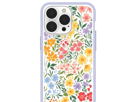 Clear Blooming Wild iPhone 13 Pro Case With Lavender Ridge Online now