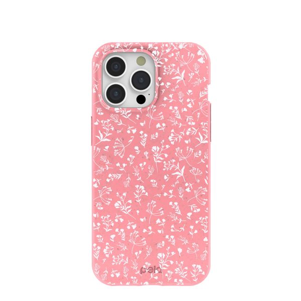 Bubblegum Pink Dreamy Meadow iPhone 15 Pro Max Case Cheap