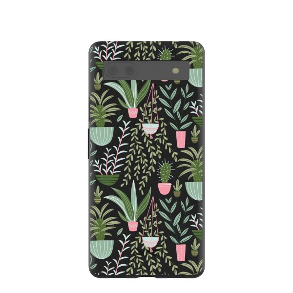 Black Indoor Garden Google Pixel 6a Case on Sale