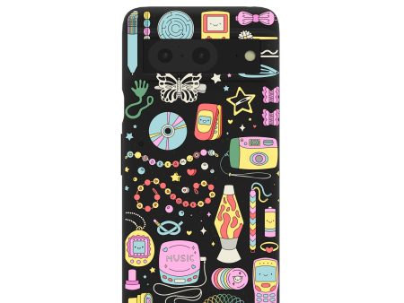 Black Nostalgic Charms Google Pixel 8 Case Fashion